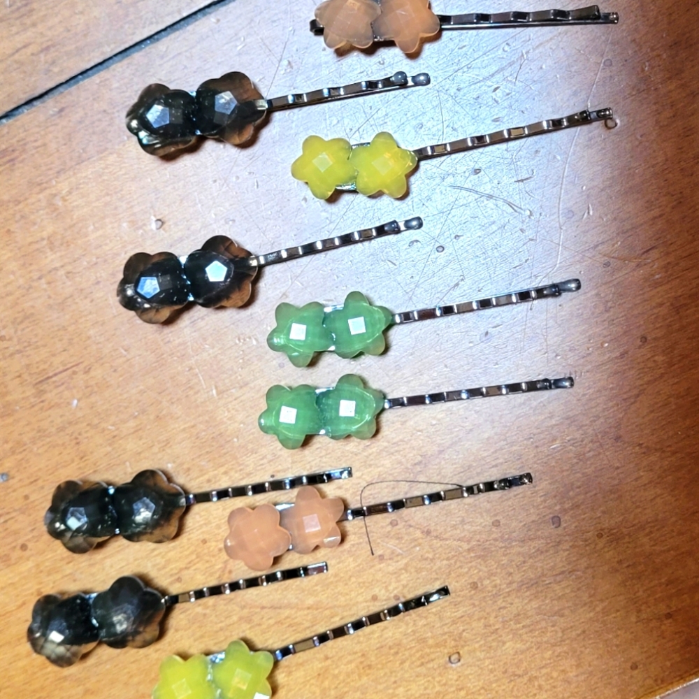 Anthropologie Flower Hair Pins